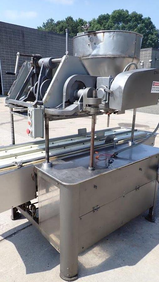 Used Elgin Quad Four Head Piston Filler, Large Size Fills