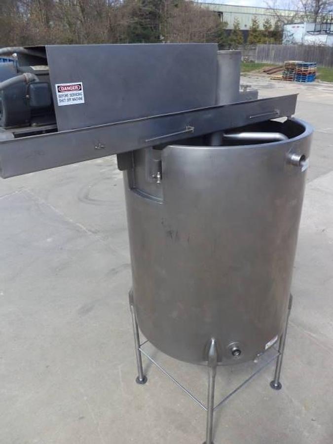 Used 470 Gallon Willflow Stainless Steel Double Motion, Scraper Agitated Kettle/Tank, 125 PSI Jacket