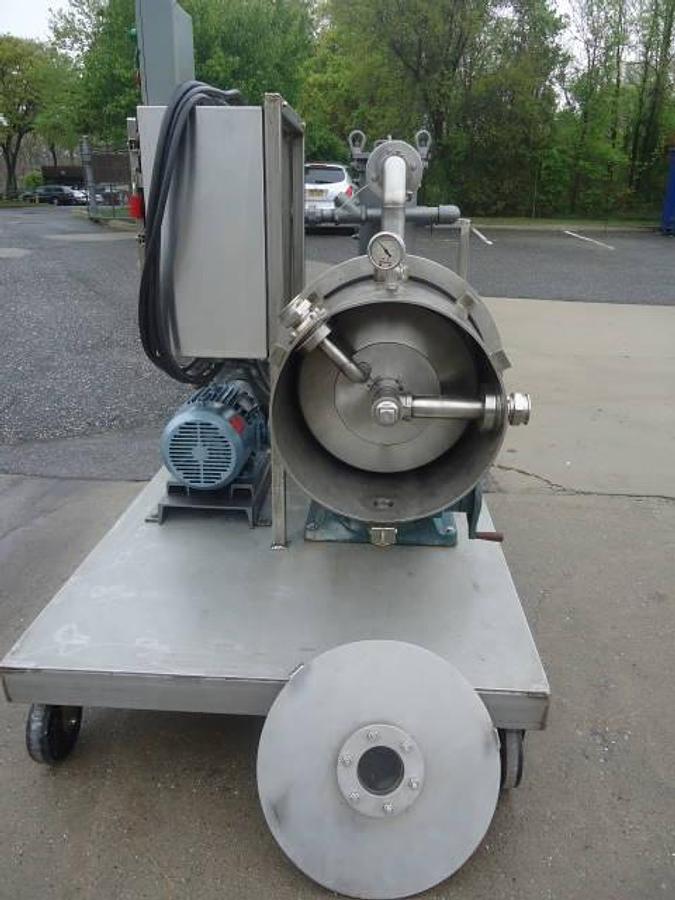 Used Cornell D16 Stainless Steel Sanitary Versator With Sihi Vacuum Pump & Filter Explosion Proof
