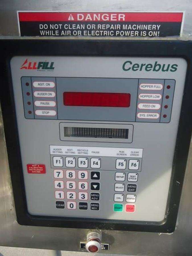 Used All Fill Shaa-400 Automatic Auger Filler, All Stainless Steel