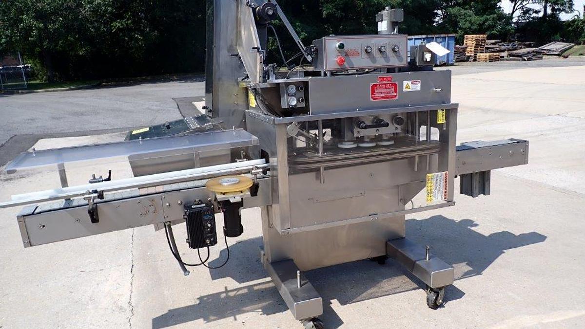 Used Kaps All A6 Screw Capper, up to 200 per minute