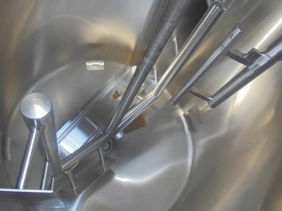Used 500 Gallon Feldmeier Stainless Sanitary Mix Tanks, Full Sweep (2)