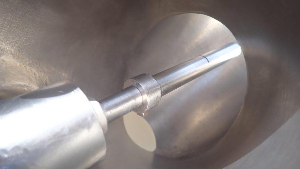 Used Patterson Kelley 8 Quart SS Twin Shell Tumbling Blender