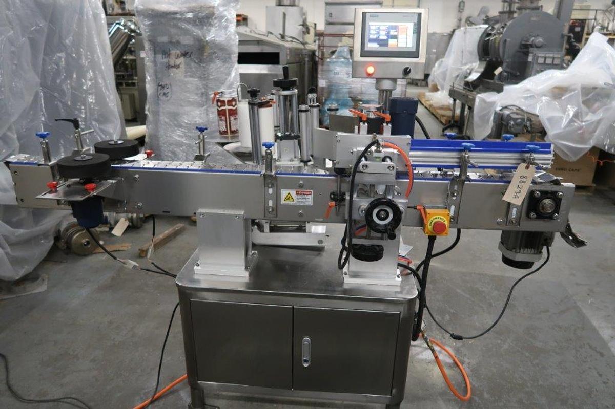 Used King Automatic Spot/Wraparound Pressure Sensitive Labeler