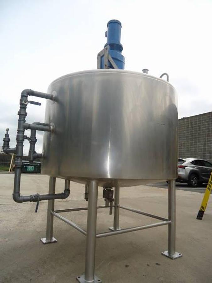 Used 330 Gallon Walker Scraper Agitated Kettle/Tank, 90 PSI Jacket