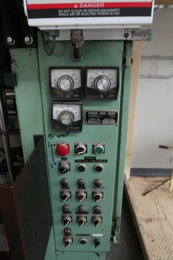 Used Prodo-Pak 601CSW-1 Form/Fill/Seal Machine, with Top Mounted Auger Filling Head