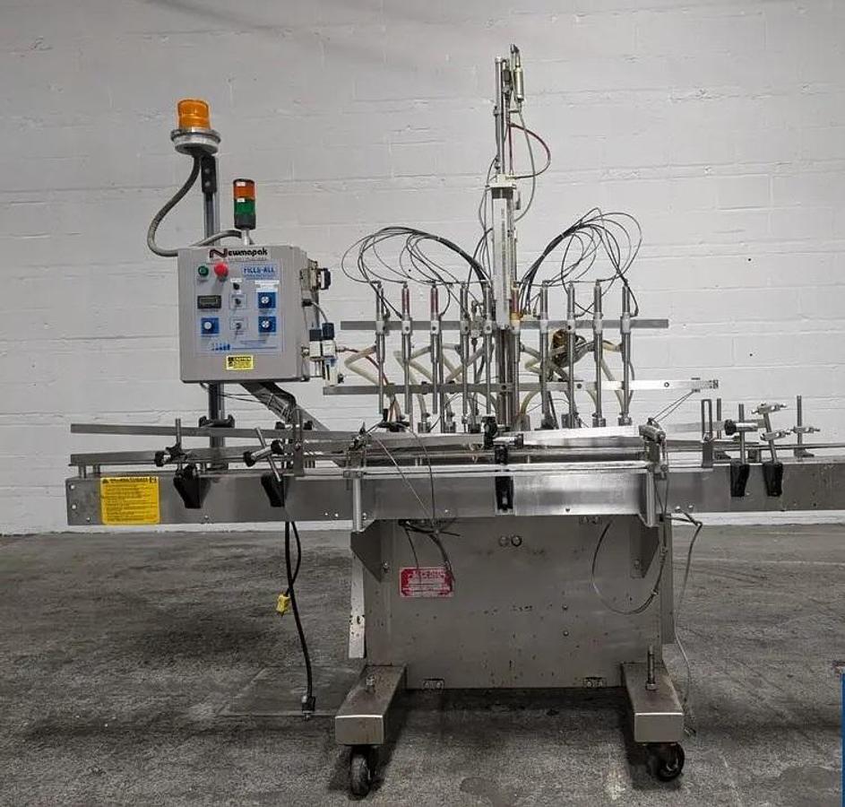 Used Kaps-All Model VOL-32-8 Inline Volumetric Piston Filler