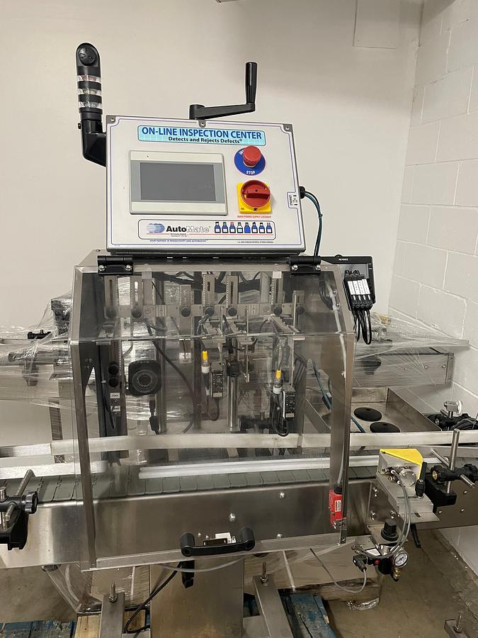Used Automate Technologies Model AM-DA-T Bottle Inspection Machines, (2)