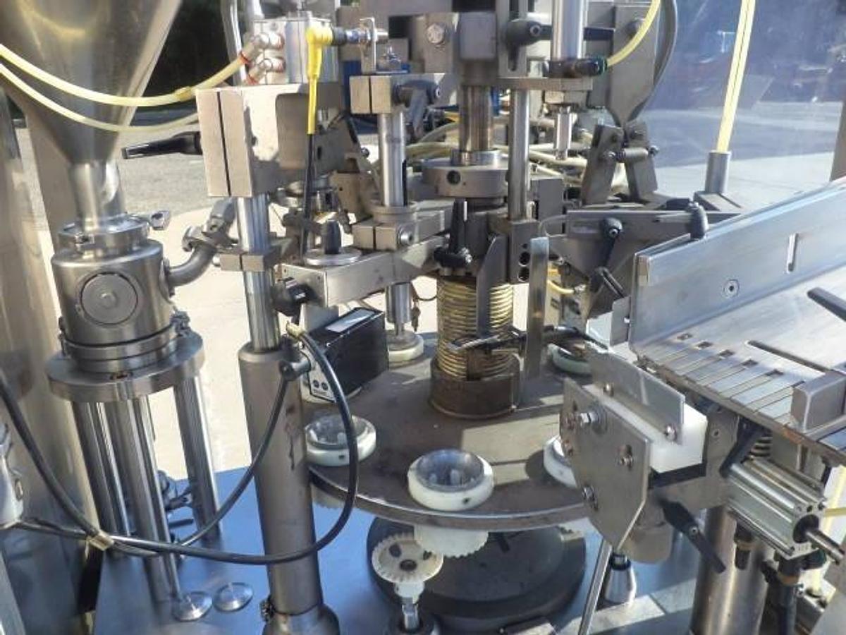 Used Unipac Jolly 50 Plastic Tube Filling/Sealing Machine, Laminate Tubes