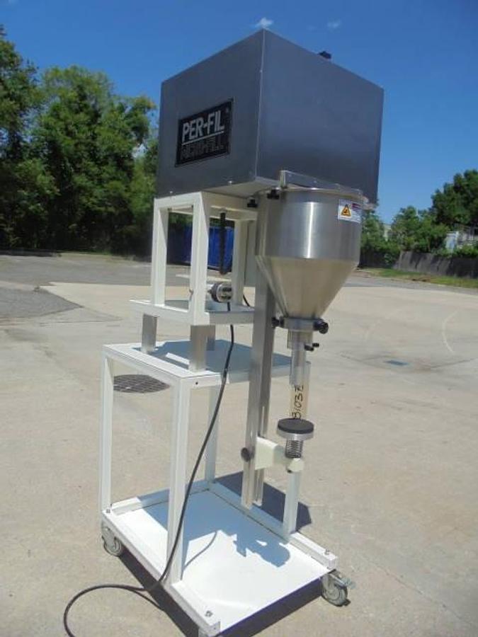 Used Per-Fill MR-1 Single Auger Powder Filler, Agitated Hopper