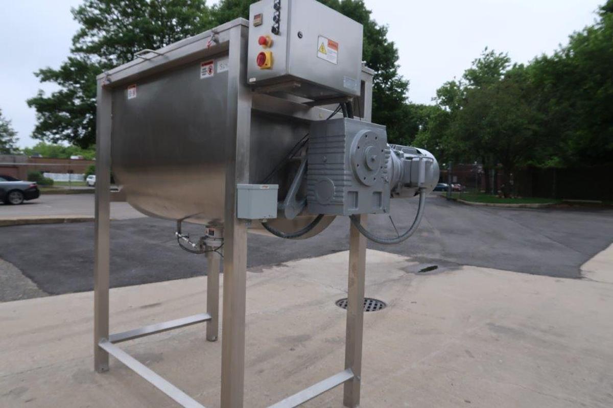 Used 35 Cu Ft. JDA Stainless Steel Double Ribbon Blender, Pharmaceutical Use