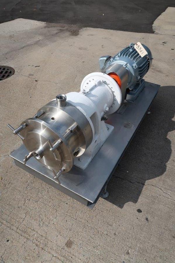 Used Charlotte SD-20 Stainless Steel Inline Colloid Mill, 20 HP