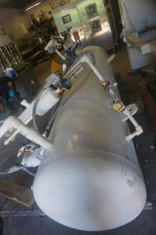 Used Evapco 30 In. X 10 Ft. High Pressure Tank,  250 PSI Rated