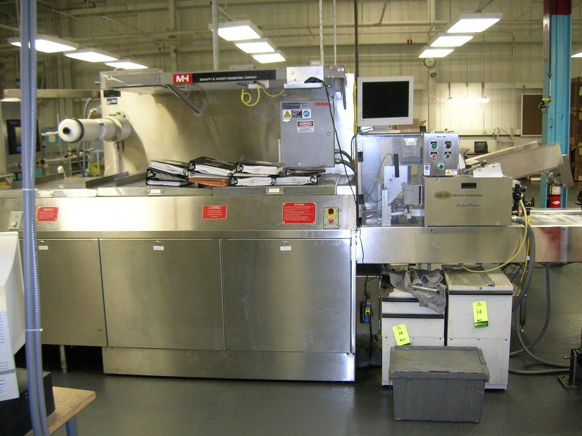 Used Mahaffey + Harder “Sureflow” 8000 Toothbrush Packaging Machine