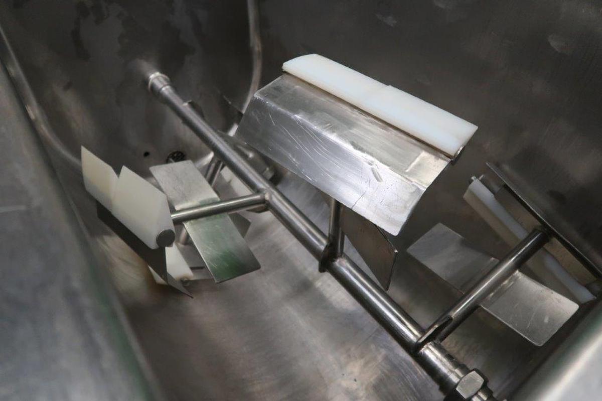 Used 20 Cu. Ft. Will-Flow Stainless Horizontal Paddle Blender with Scrapers, 135 PSI Jacket