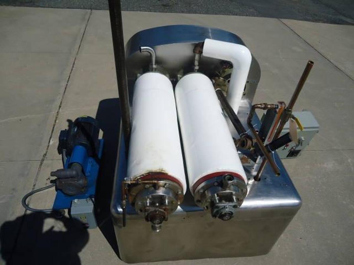 Used Votator 6x48 Twin Tube Scrape Surface Heat Exchanger