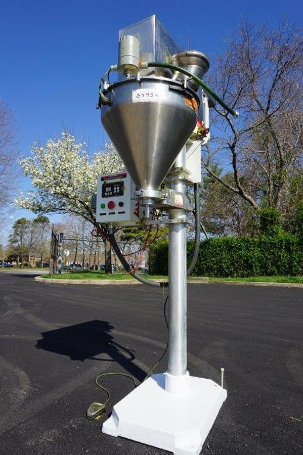 Used All Fill Single Auger Powder Filler, Foot Switch Actuated wl Opti-Mate Controller