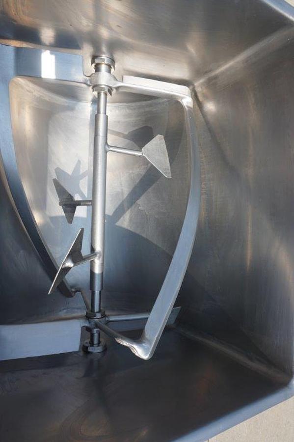 Used Leland 200 Lb. Stainless Steel Double Action Mixer, Portable