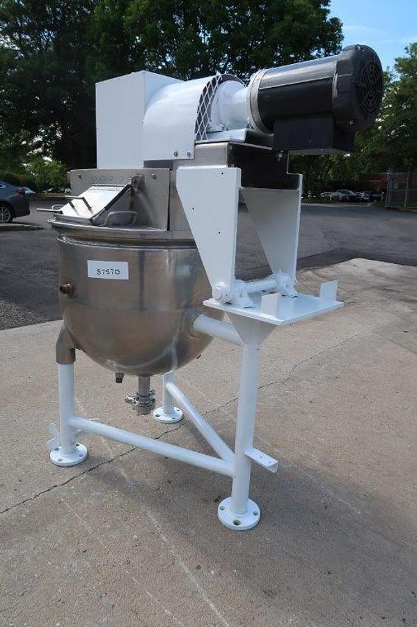 Used 30 Gallon Groen 316SS Jacketed Double Motion Kettle, Portable