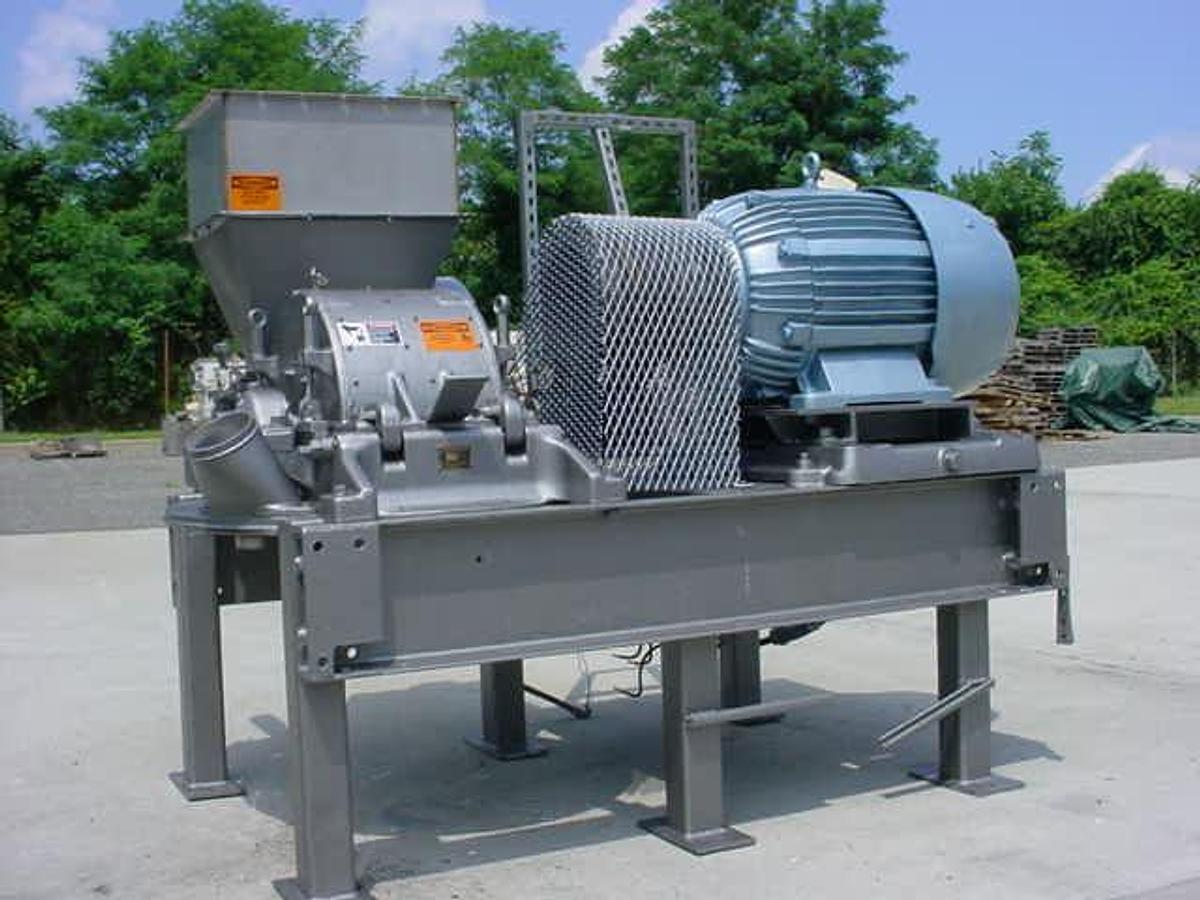 Used Mikro 4th Pulverizer/Hammermill, 75hp Motor