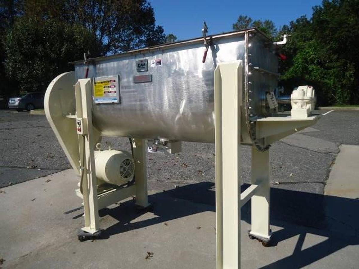 Used 23 Cu.ft. Day Stainless Steel Double Ribbon Blender, 7.5 Hp