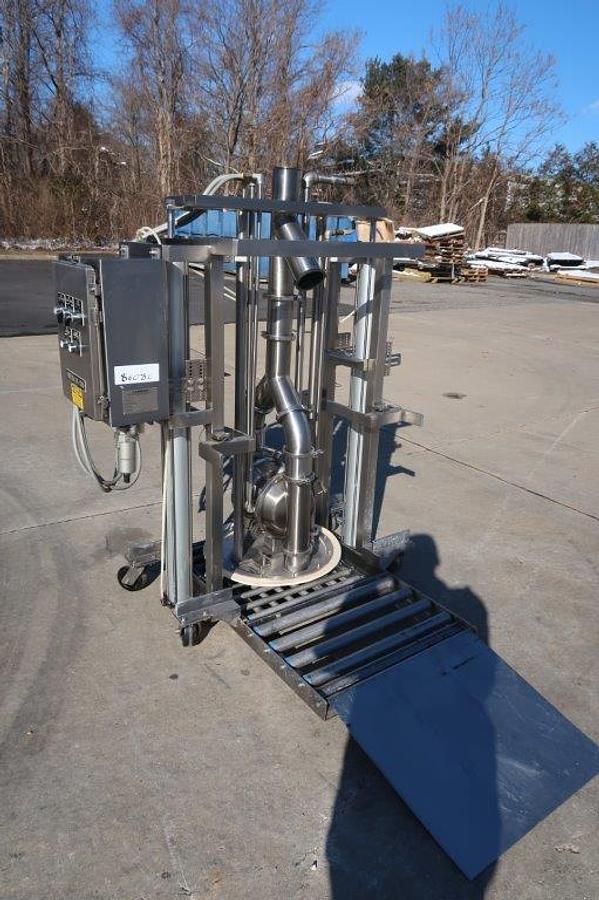 Used Murzan “DUS-50M” Stainless Drum Unloading System, Portable