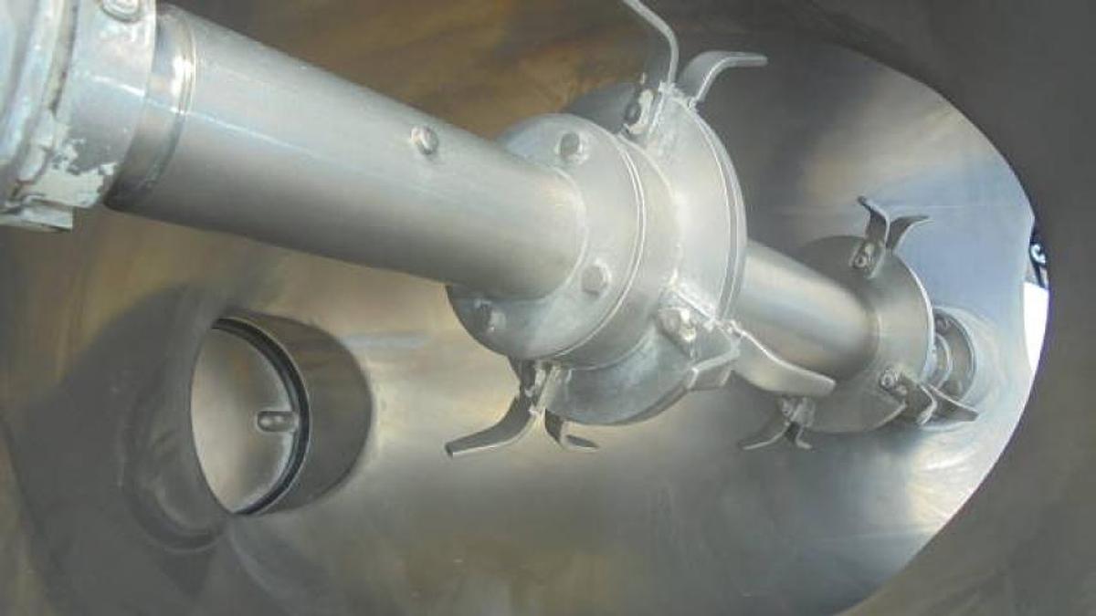 Used 2 Cu. Ft. Patterson Kelley Stainless “Liquid Solids” V Blender