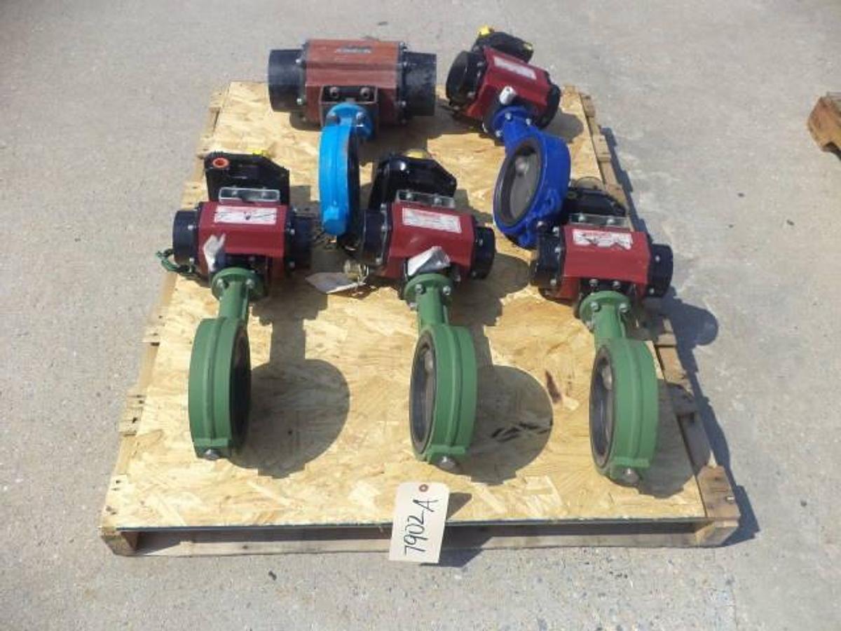 Used Watts 6 Inch Diameter Electrically Actuated Butterfly Valves (5)