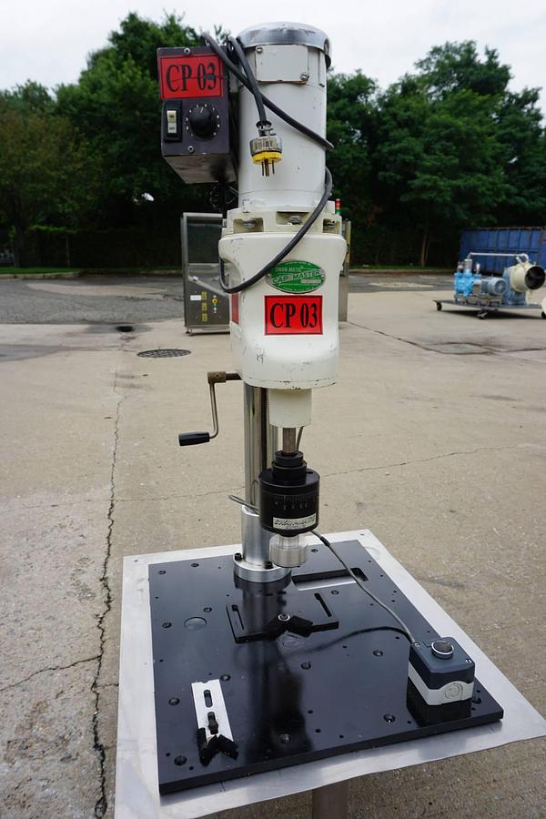 Used Swanmatic C300 Tabletop Capping Machine, Variable Speed