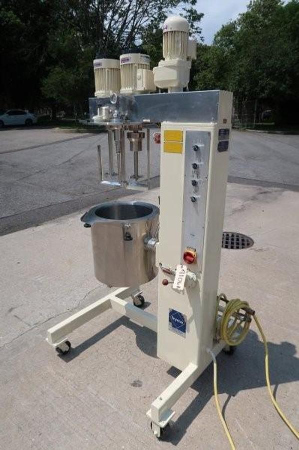 Used Fryma VME-20 SS Jacketed Homogenizing Mixer