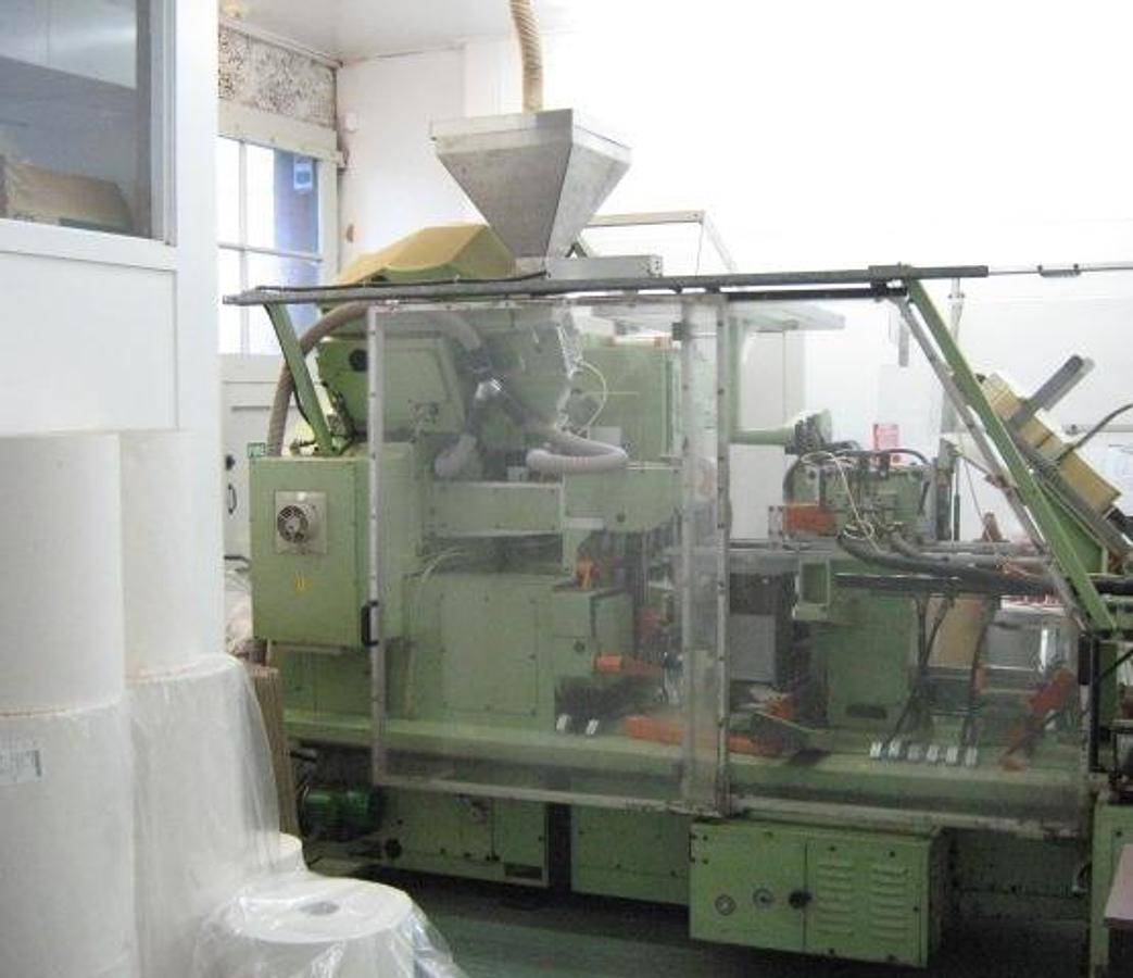 Used IMA C55 Tea Bagging Machine with Cartoner, 450 Bags per minute