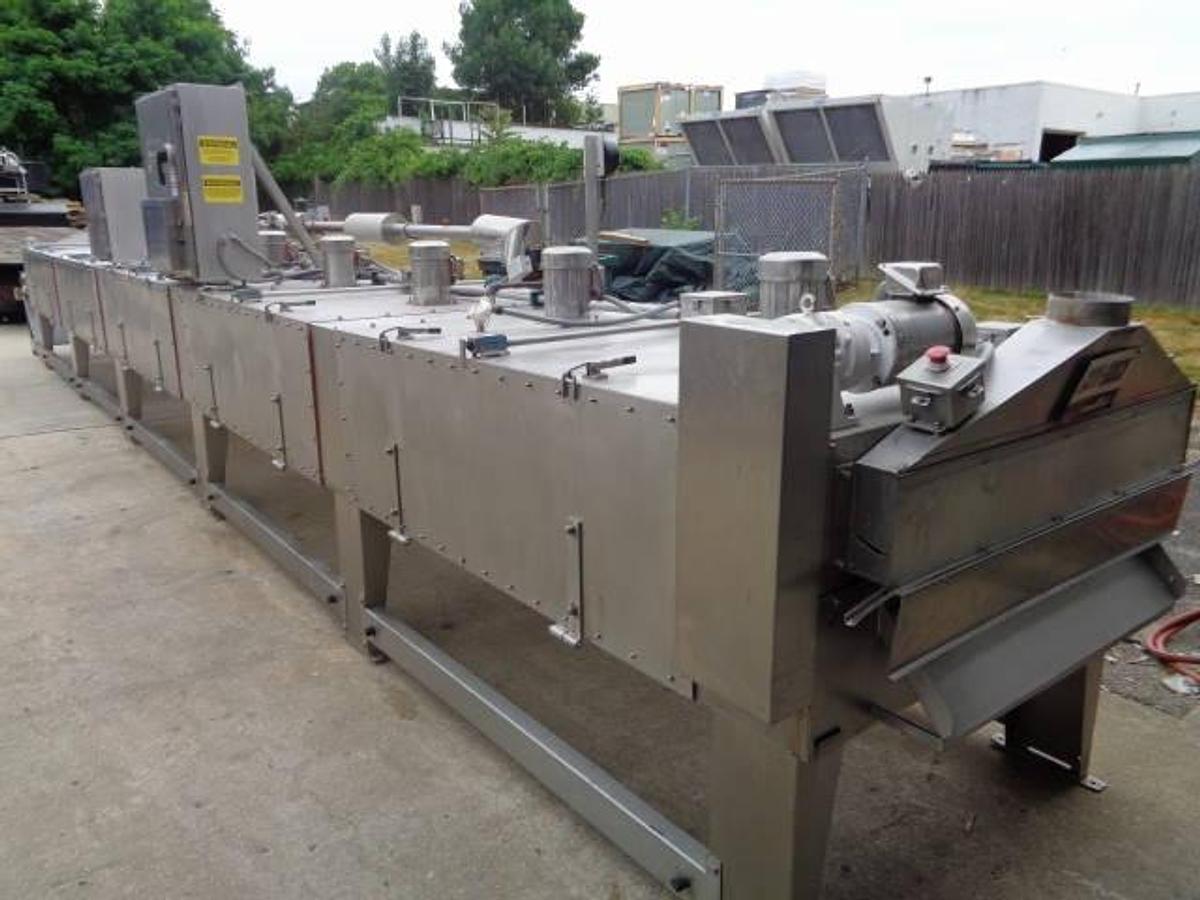 Used Air Products 42 In. X 38 Ft. Stainless Nitrogen Freeze Tunnel