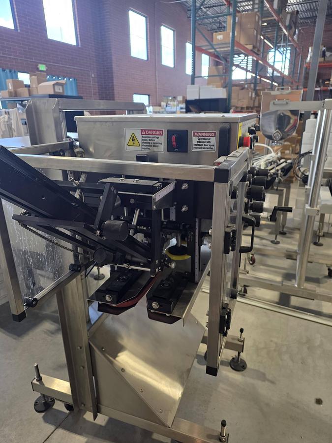 Used Complete Essential Oil Bottle Filling, Capping, and Labeling Line
