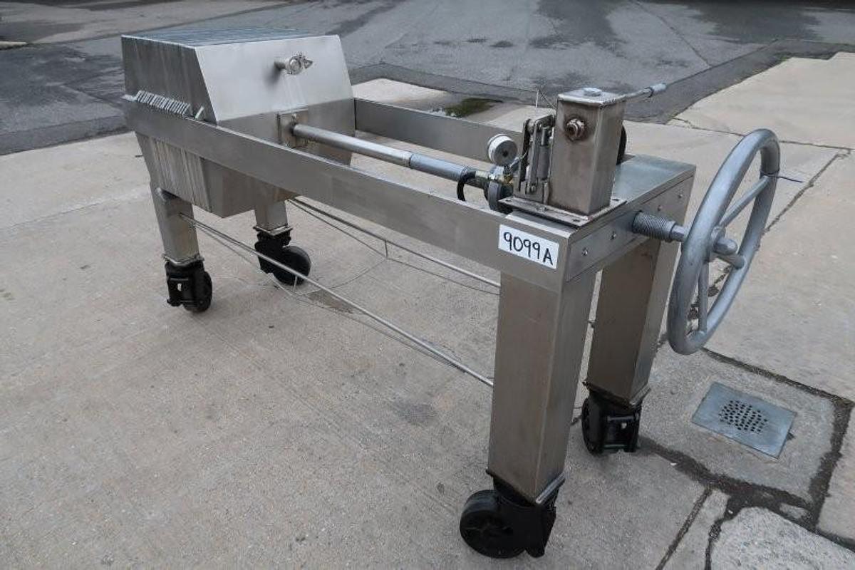 Used Plate and Frame Filter Press, SS