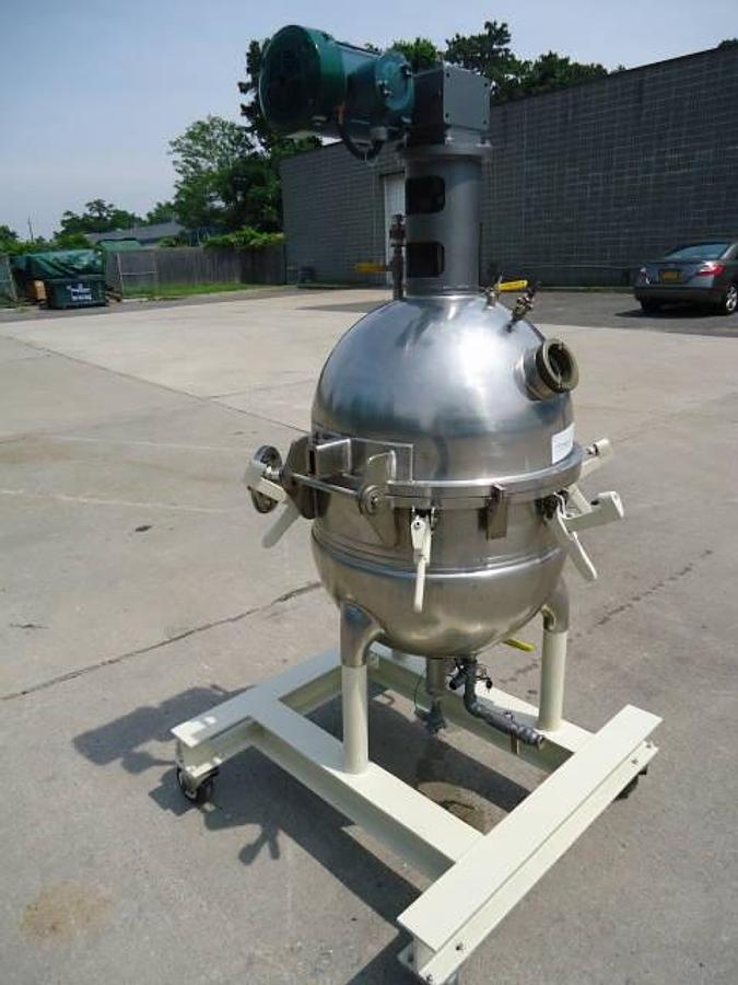 Used 30 Gallon Hamilton Stainless Vacuum Scrape Surface Kettle, 40 Psi Jacket