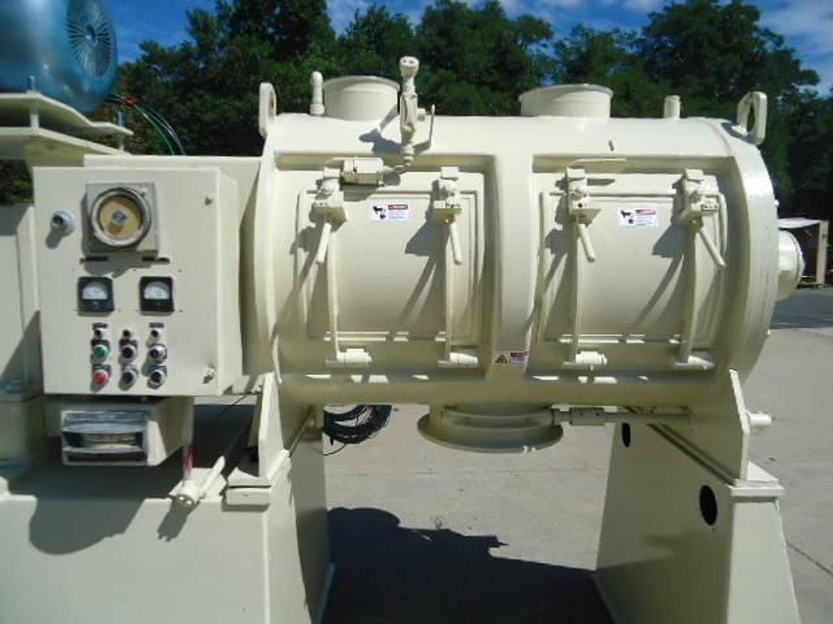Used Littleford FKM-600D Jacketed Plow Mixer, 60 HP