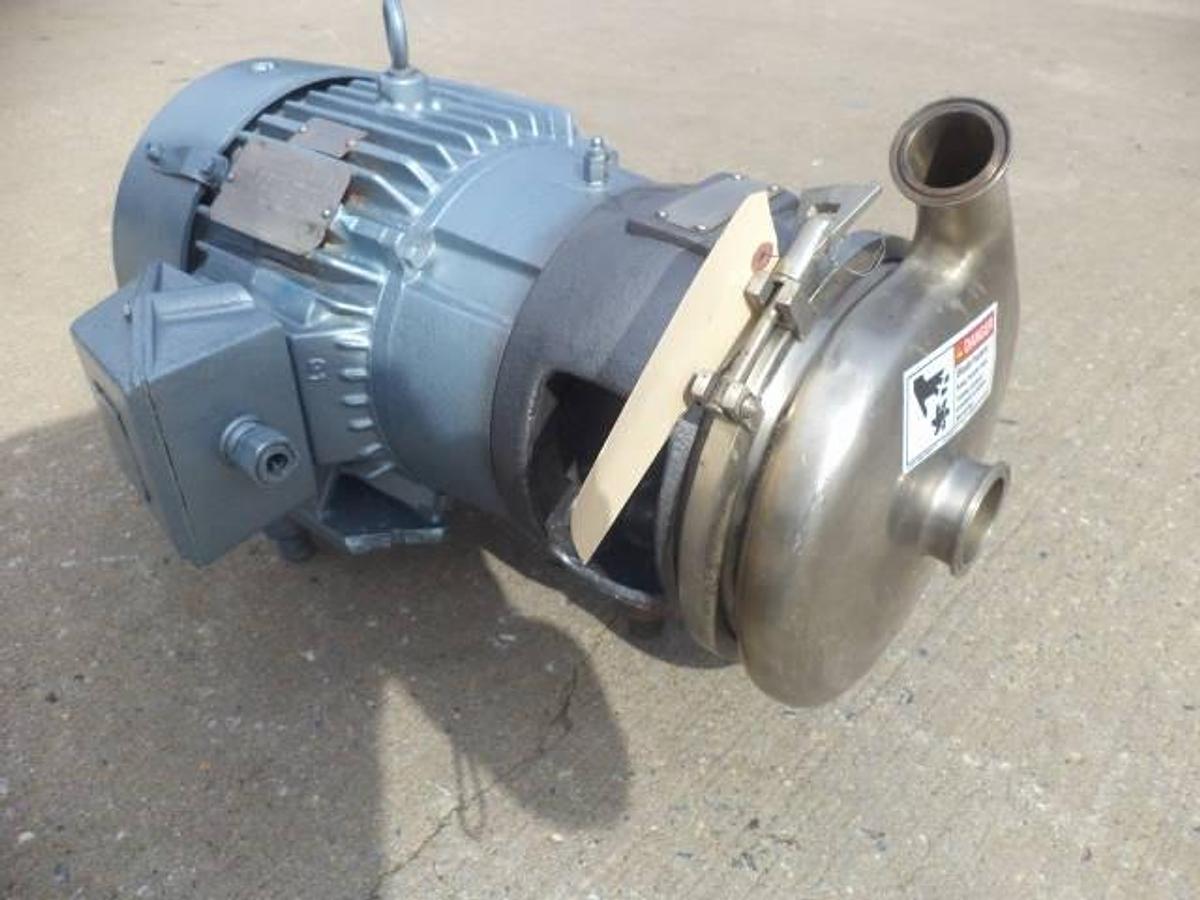 Used Crepaco 2 in. x 1-1/2 in. SS Sanitary Centrifugal Pump, 7.5HP