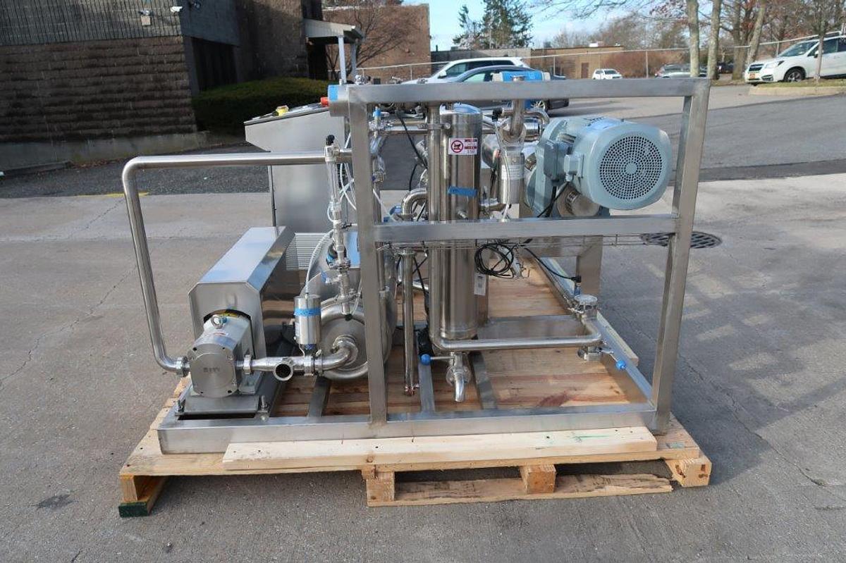 Used Ftherm X130-1200 Scrape Surface Heat Exchanger, 316L SS