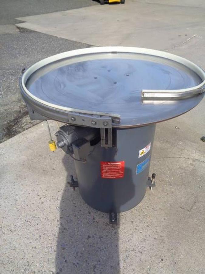 Used Kaps-All 36 In. Diameter Rotary Unscrambling/Accumulating Table