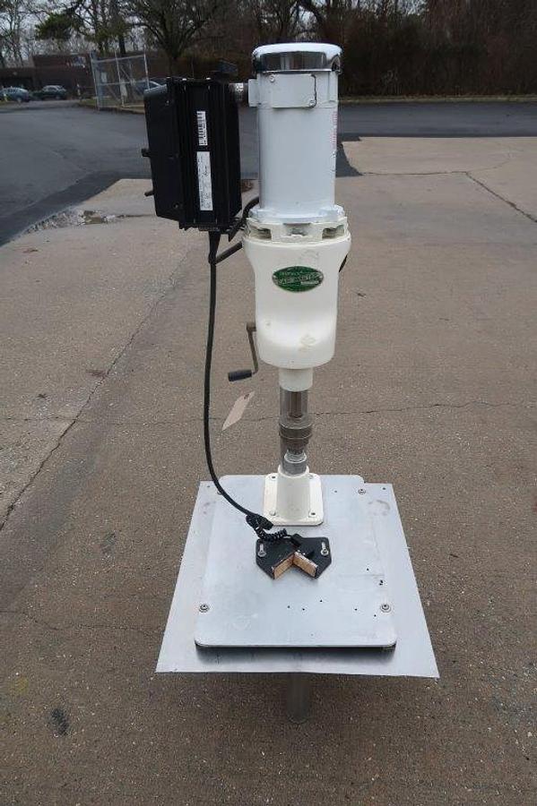 Used Swanmatic C300 Tabletop Semi-Automatic Capper, Single Phase Electric