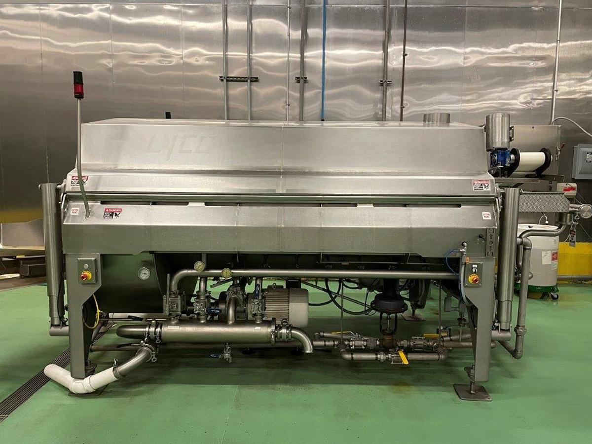 Used Lyco Clean-Flow Stainless Steel Blancher