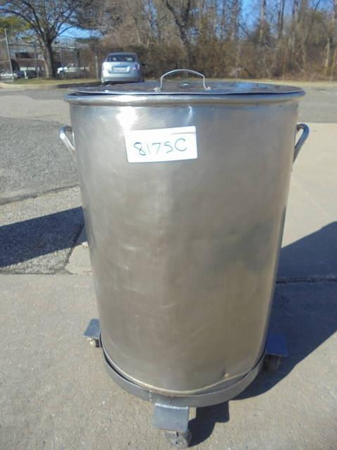 Used 50 Gallon Stainless Steel Portable Stock Pot