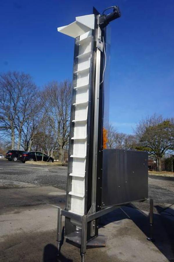 Used Omega Bottle/Cap Elevators/Feeders, 96 In. Discharge Height (5)