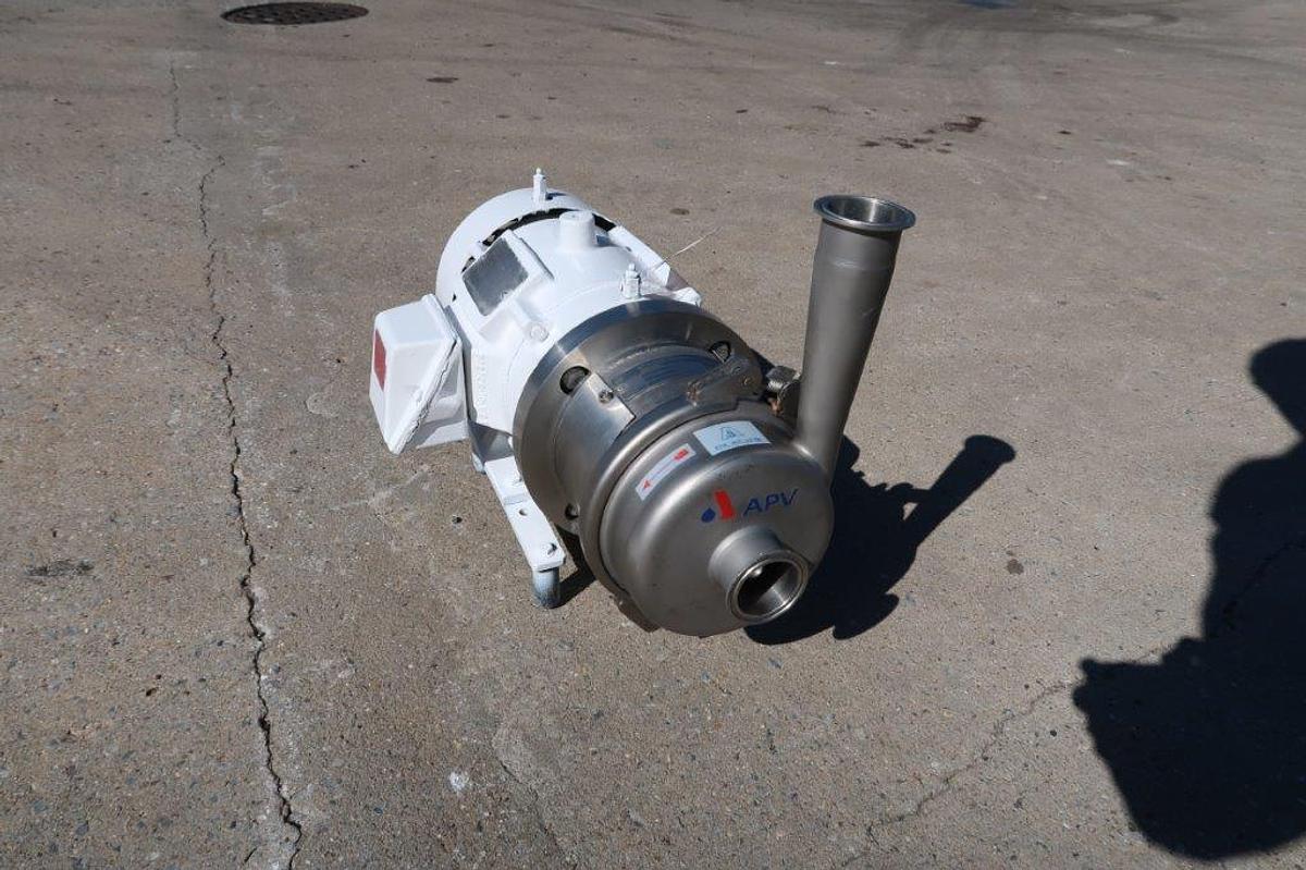 Used APV 2 In. X 2 In. Stainless Steel Sanitary Centrifugal Pump, 3 HP