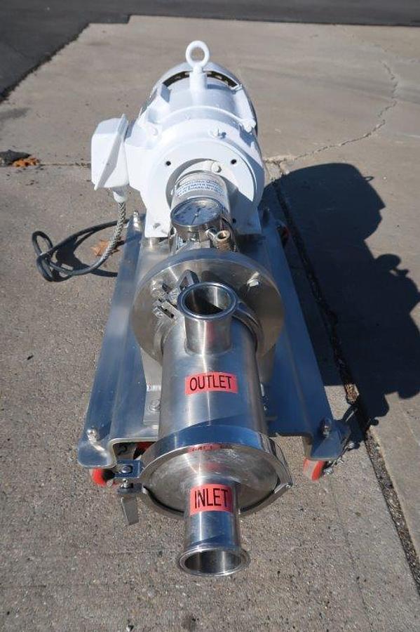 Used Greerco 4 In. Sanitary Pipeline Homogenizing Mixer, Portable