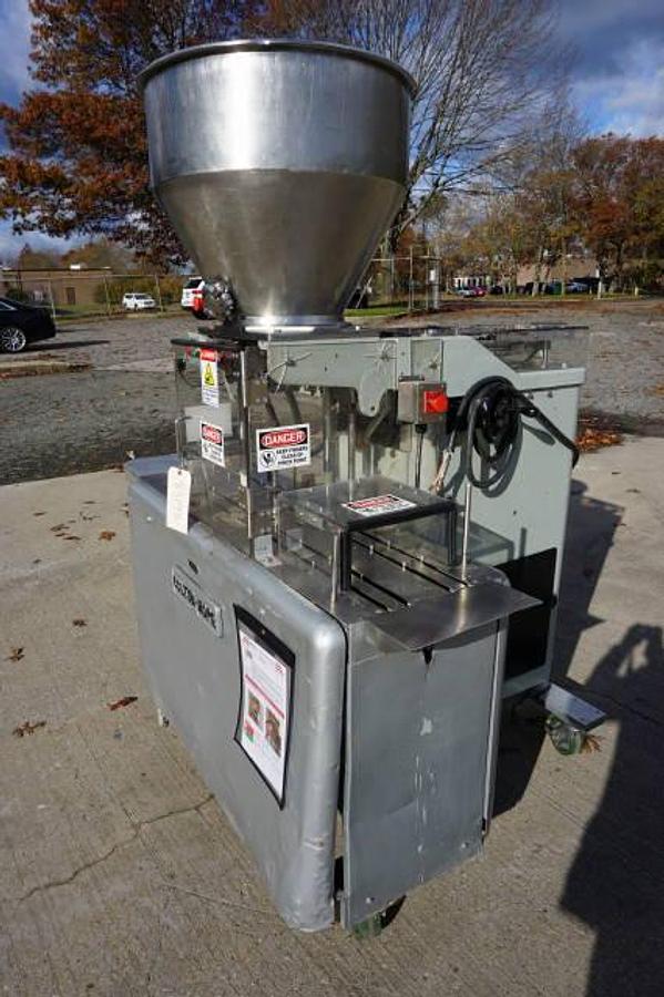 Used Colton Hope Twin Head Piston Filler, Bottom-Up Filling