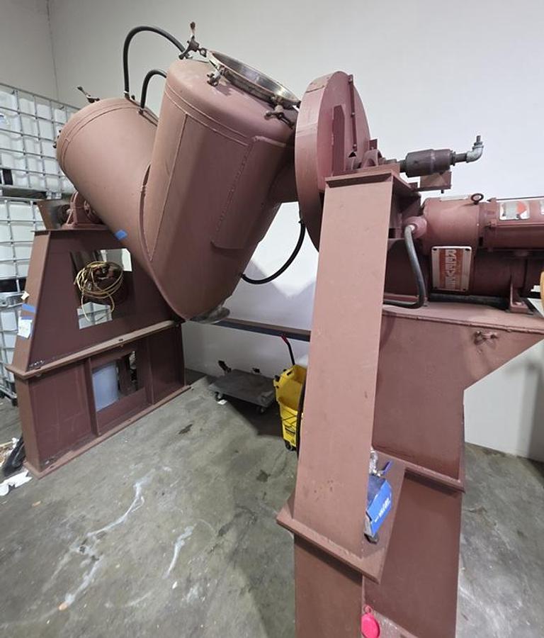 Used Patterson Kelley 30 Cu. Ft. Jacketed Twin Shell Blender, with Spray Intensifier Bar