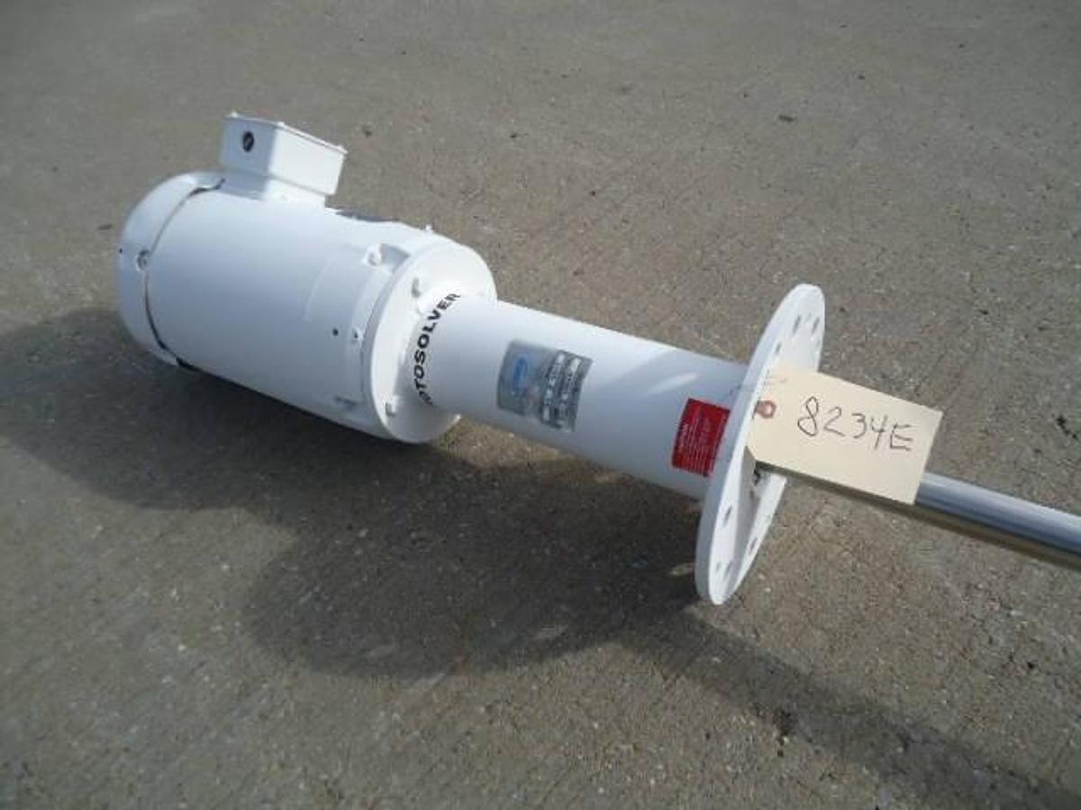 Used Admix “Rotosolver” 10 HP Mixer, 48 In. Long Stainless Shaft/Head