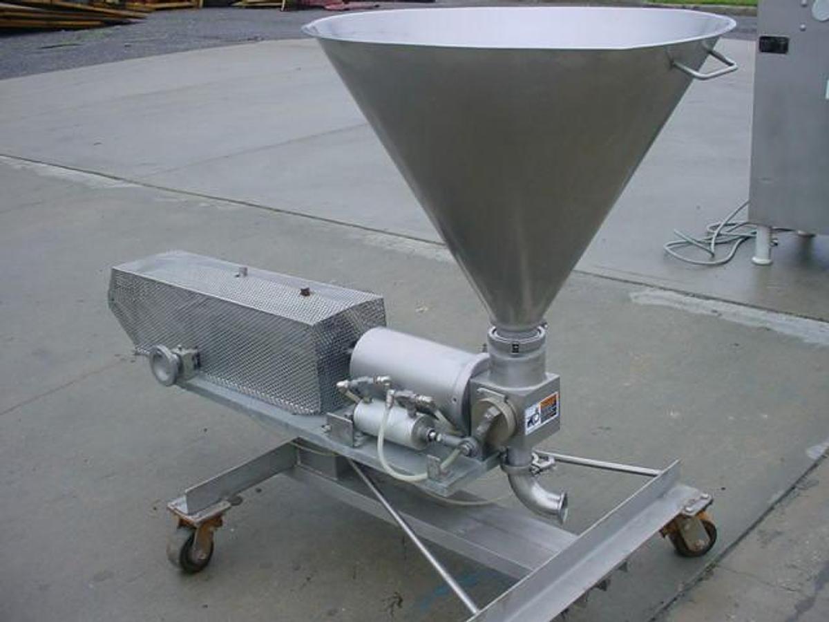 Used Hinds Bock 1 Gallon Single Piston Filler/ Depositor, Air Operated
