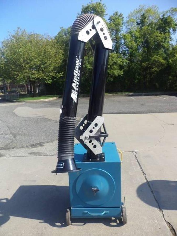 Used Airflow PCH-1 Portable Dust Collector, with E-Z Arm Extractor Arm